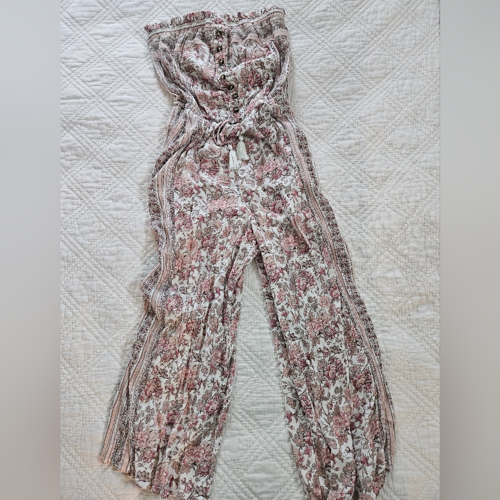 American Eagle Outfitters Boho Floral Jumpsuit -